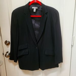 Anne Klein Pant Suit Pintstripes-Size 10
